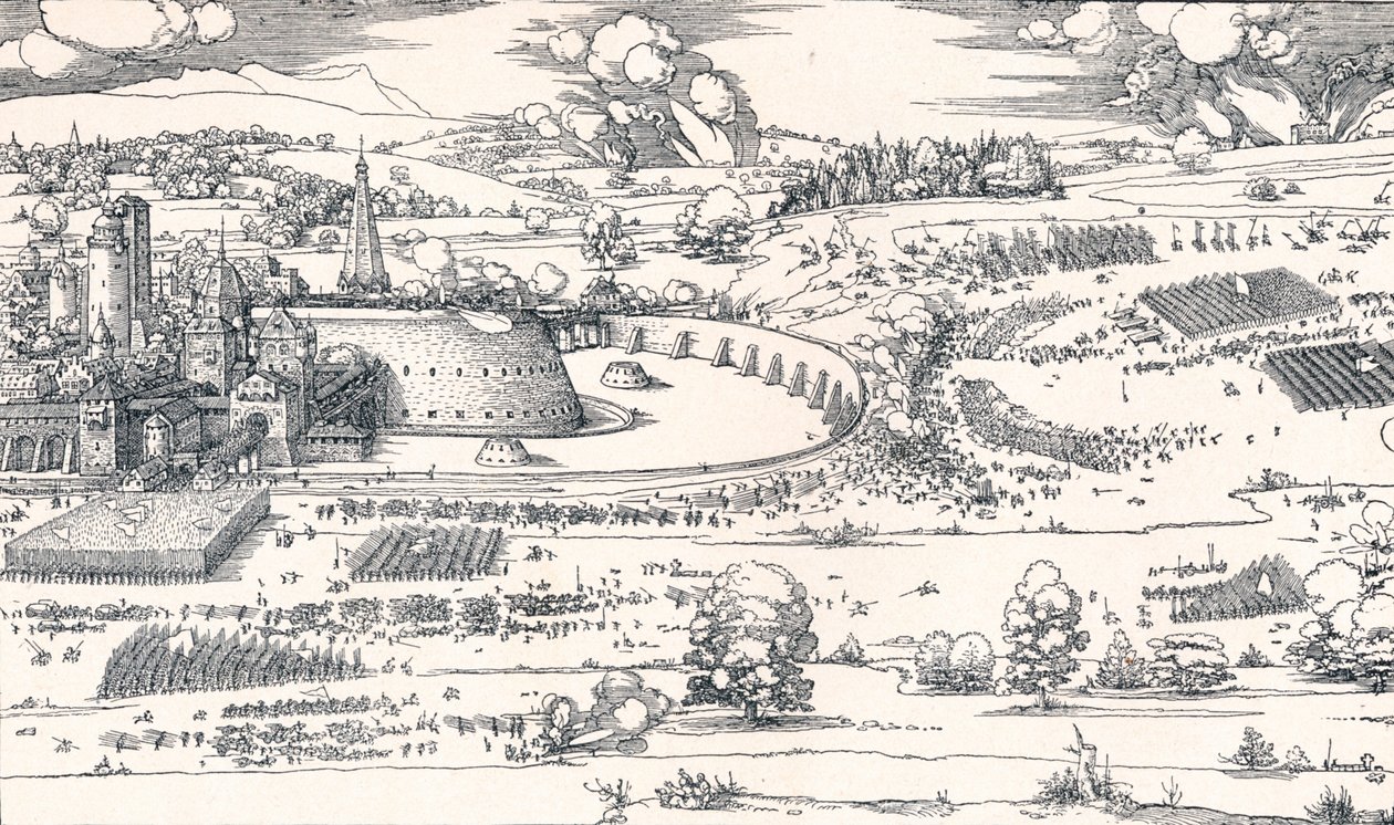 Kale Kuşatması I, 1527 1906 by Albrecht Dürer