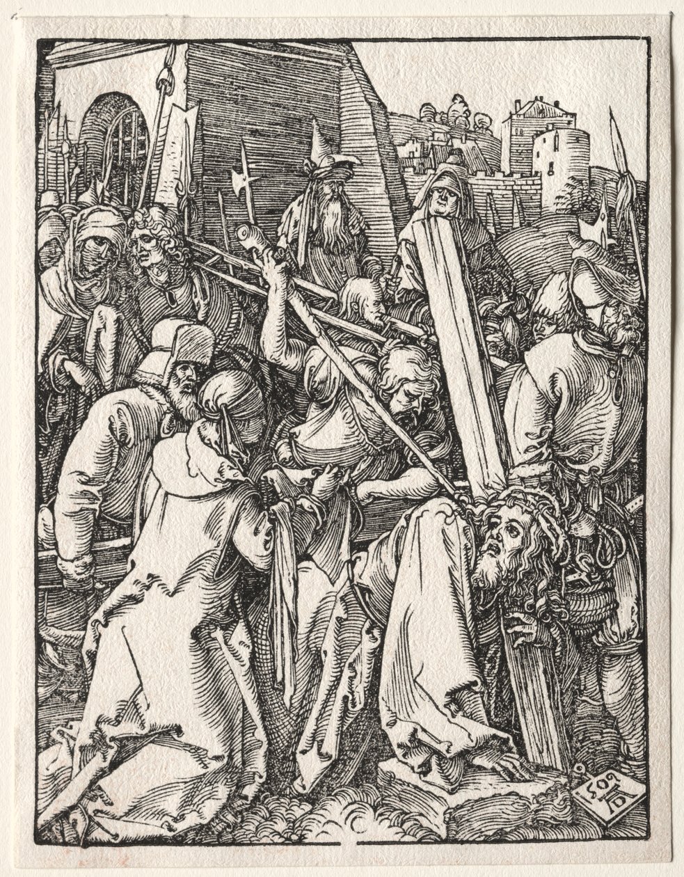 Küçük Tutku: Haçı Taşıyan İsa, 1509. by Albrecht Dürer