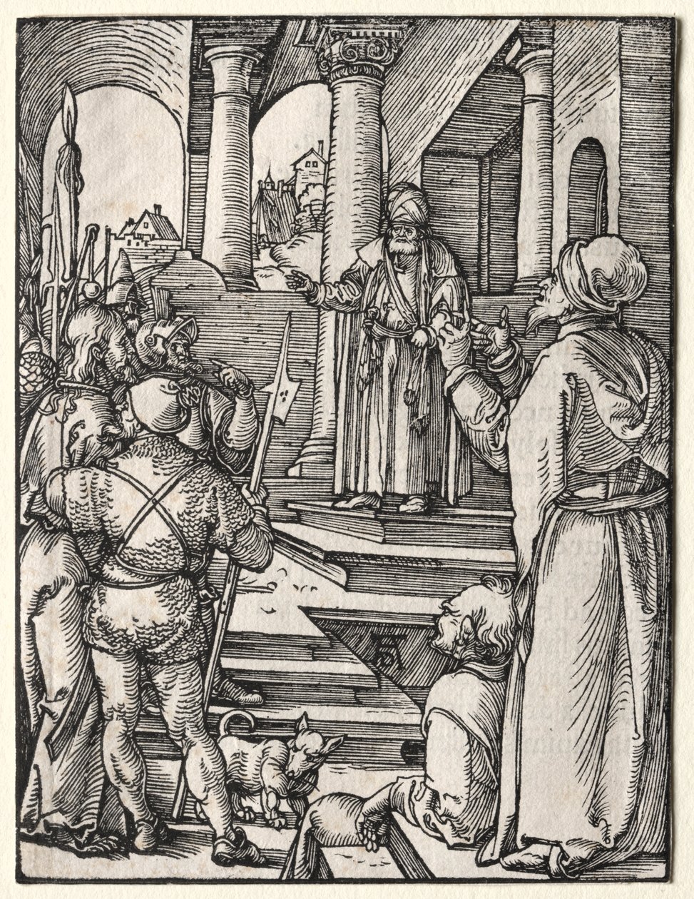 Küçük Tutku: Pilatus'tan Önce Mesih by Albrecht Dürer