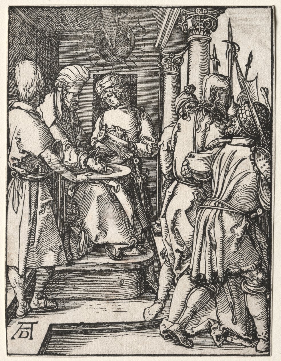 Küçük Tutku: Pilatus Ellerini Yıkamak by Albrecht Dürer