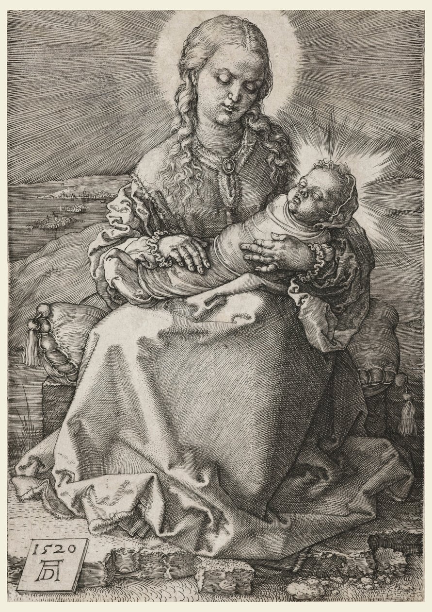 Kundaktaki Bakire ve Çocuk by Albrecht Dürer