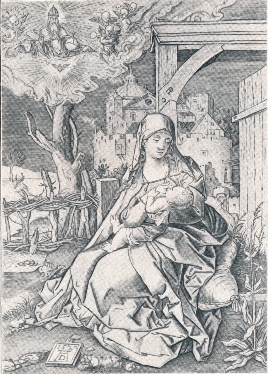 Kapıdaki Bakire, 1522 1906. by Albrecht Dürer