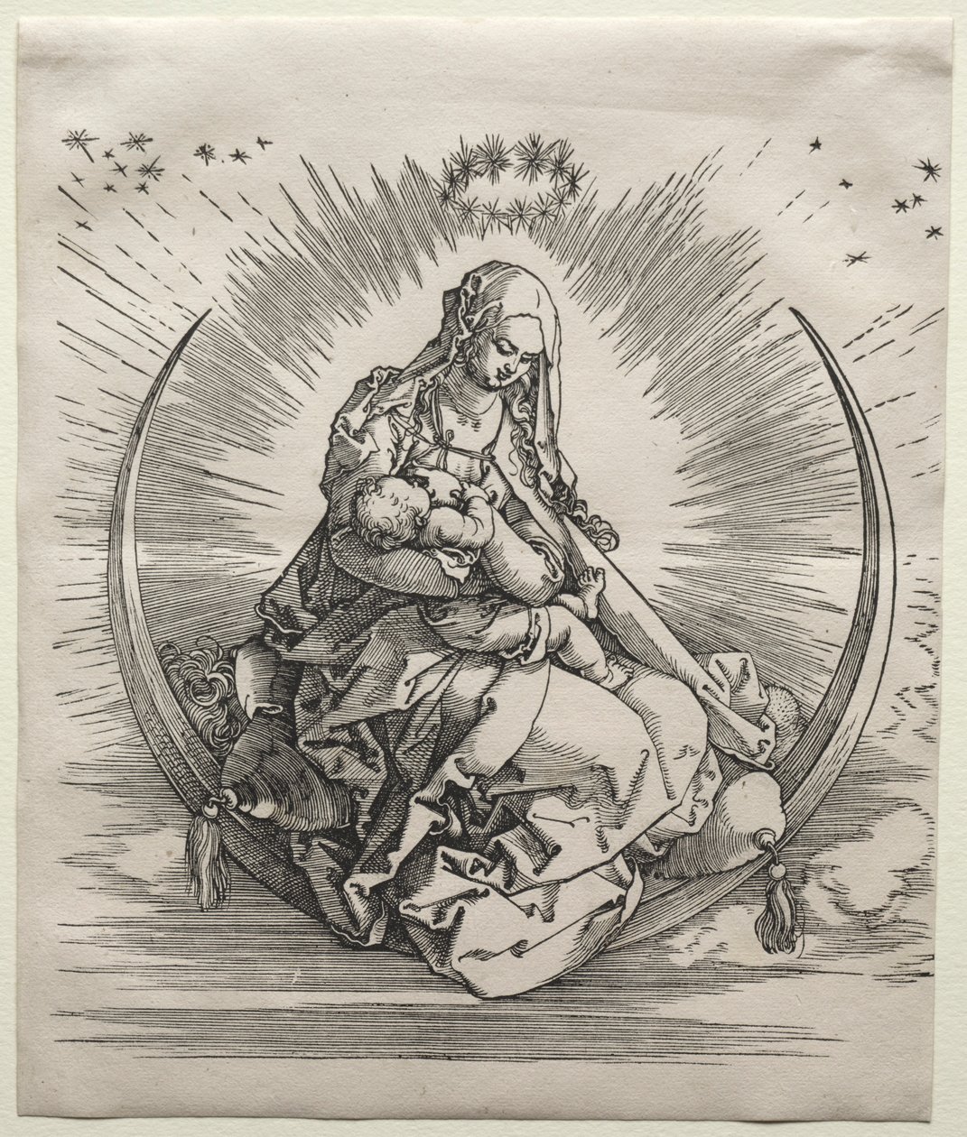 Hilal Üzerindeki Bakire, c. 1510-1511. by Albrecht Dürer
