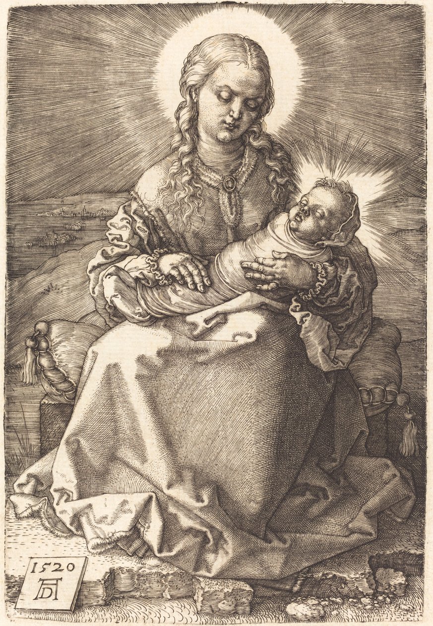 Kundaklanmış Çocuklu Bakire by Albrecht Dürer