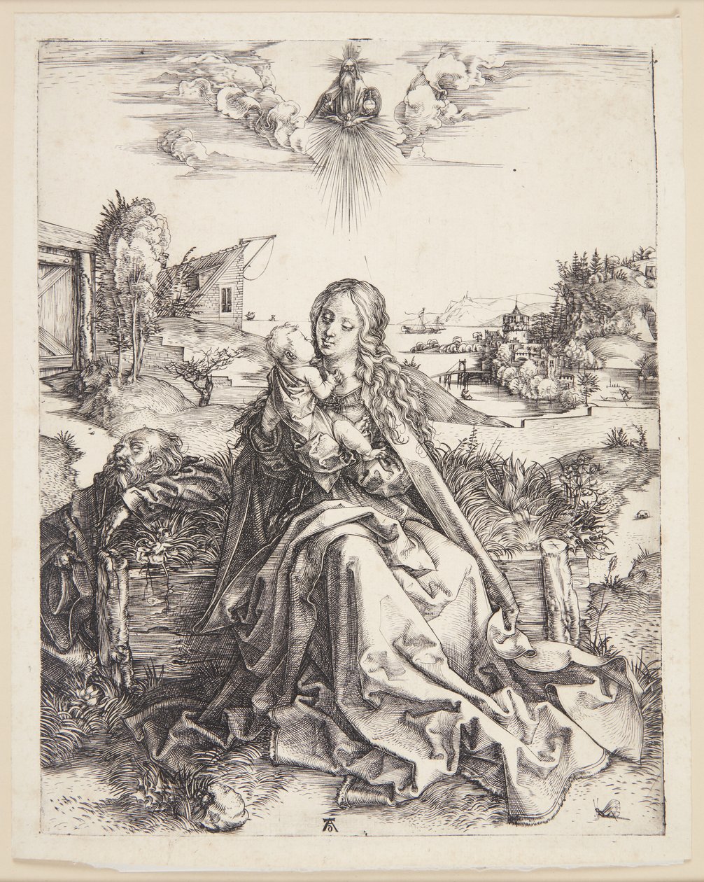 Yusufçuk ile Bakire by Albrecht Dürer