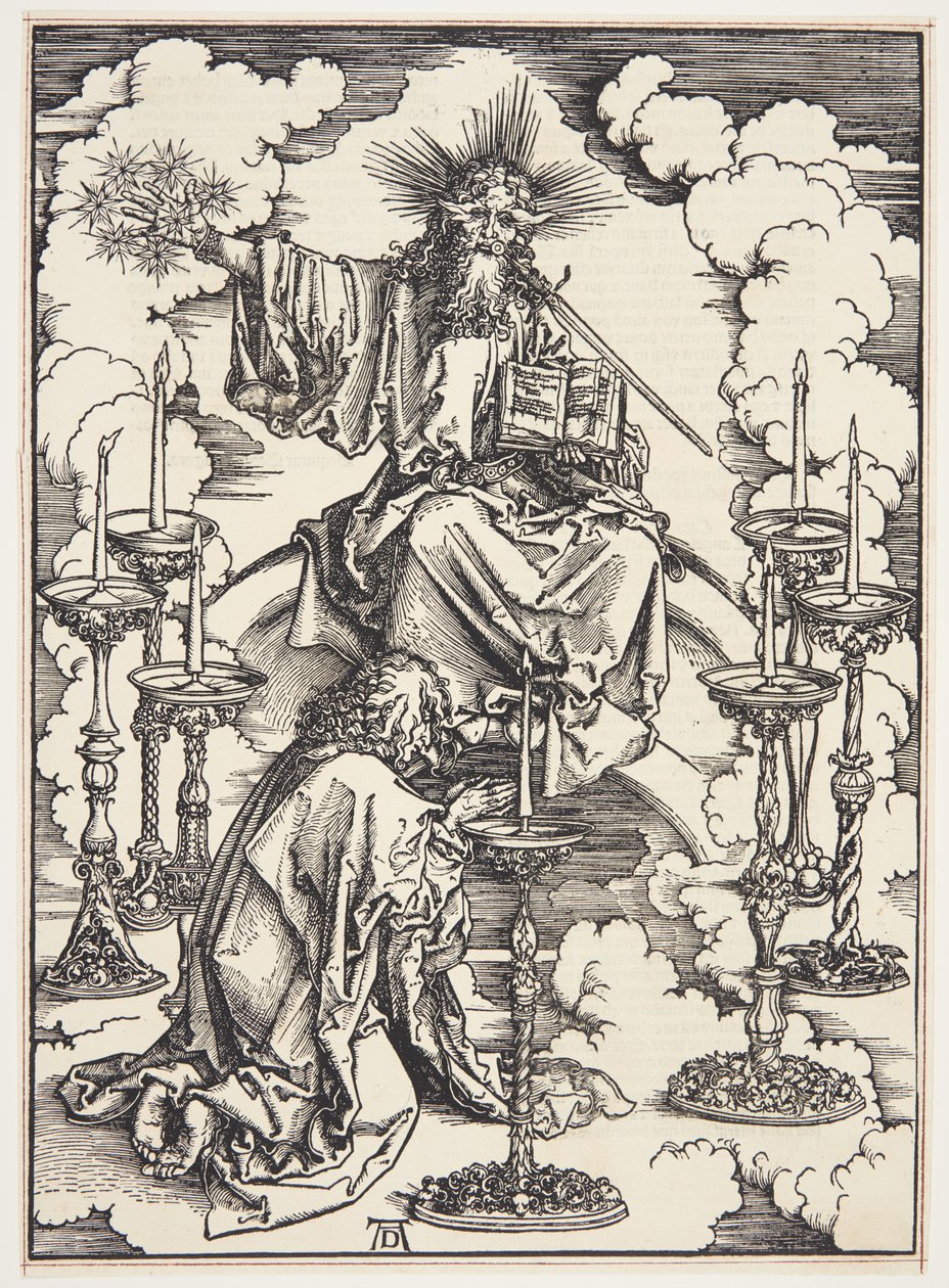 Yedi Şamdan Vizyonu by Albrecht Dürer