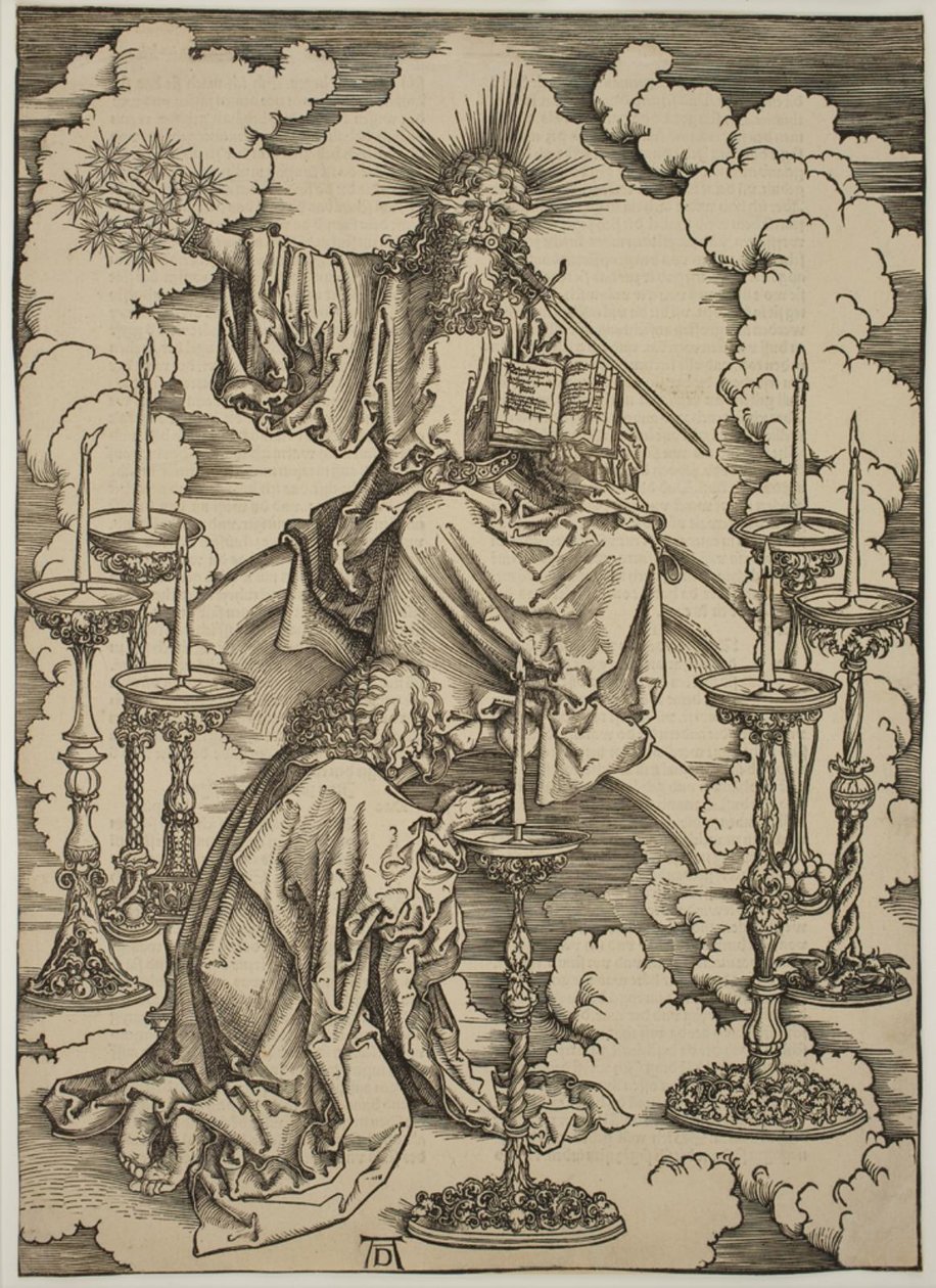 Yedi Şamdan Vizyonu by Albrecht Dürer