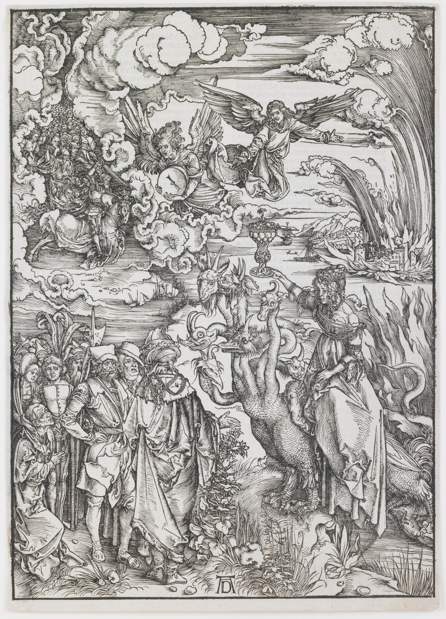 Kıyamet dizisinden Babil Fahişesi by Albrecht Dürer