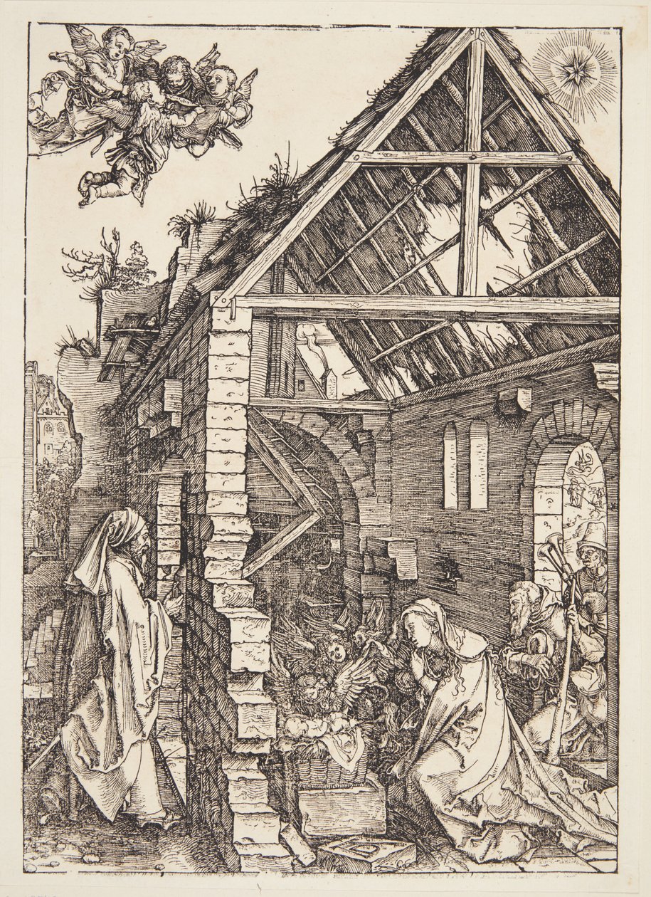 Çobanların hayranlığı by Albrecht Dürer