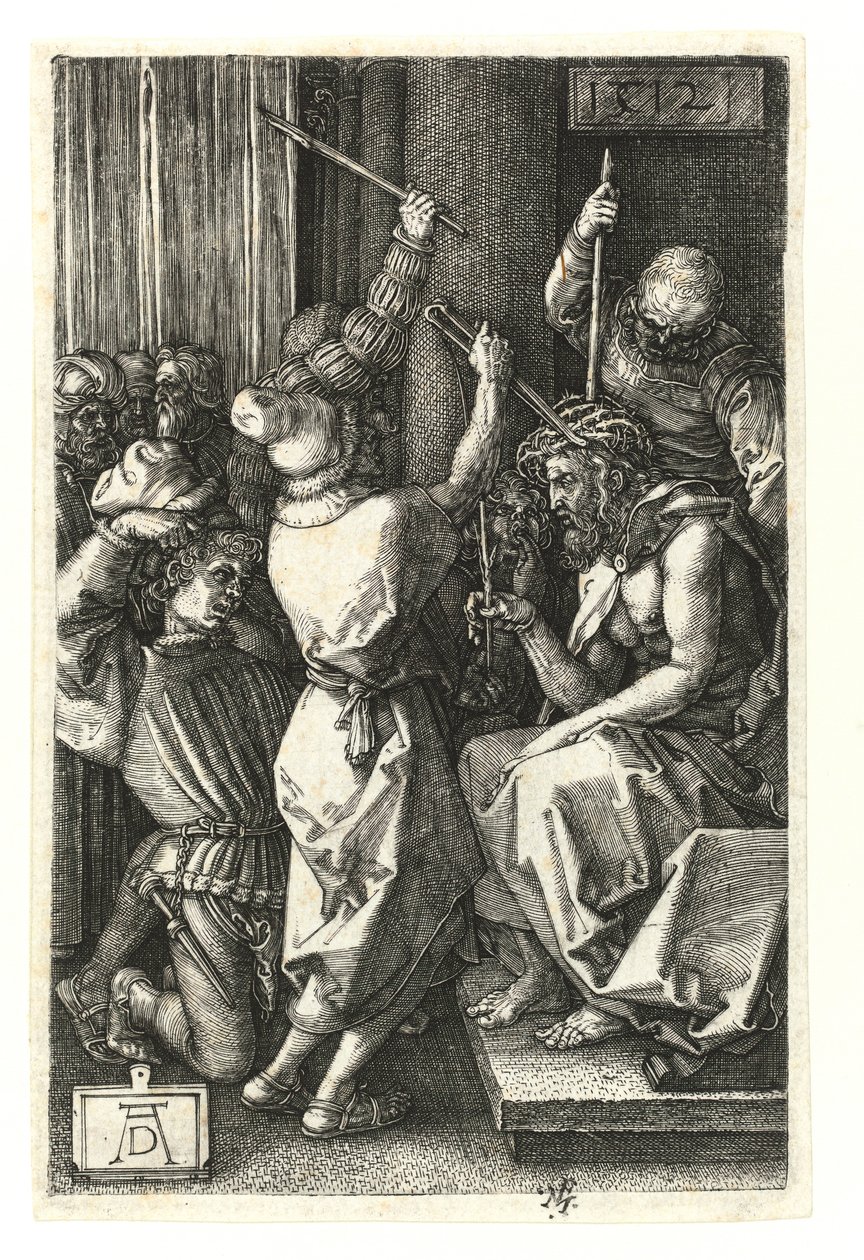 Dikenlerin taç giyme töreni, 1512 by Albrecht Dürer