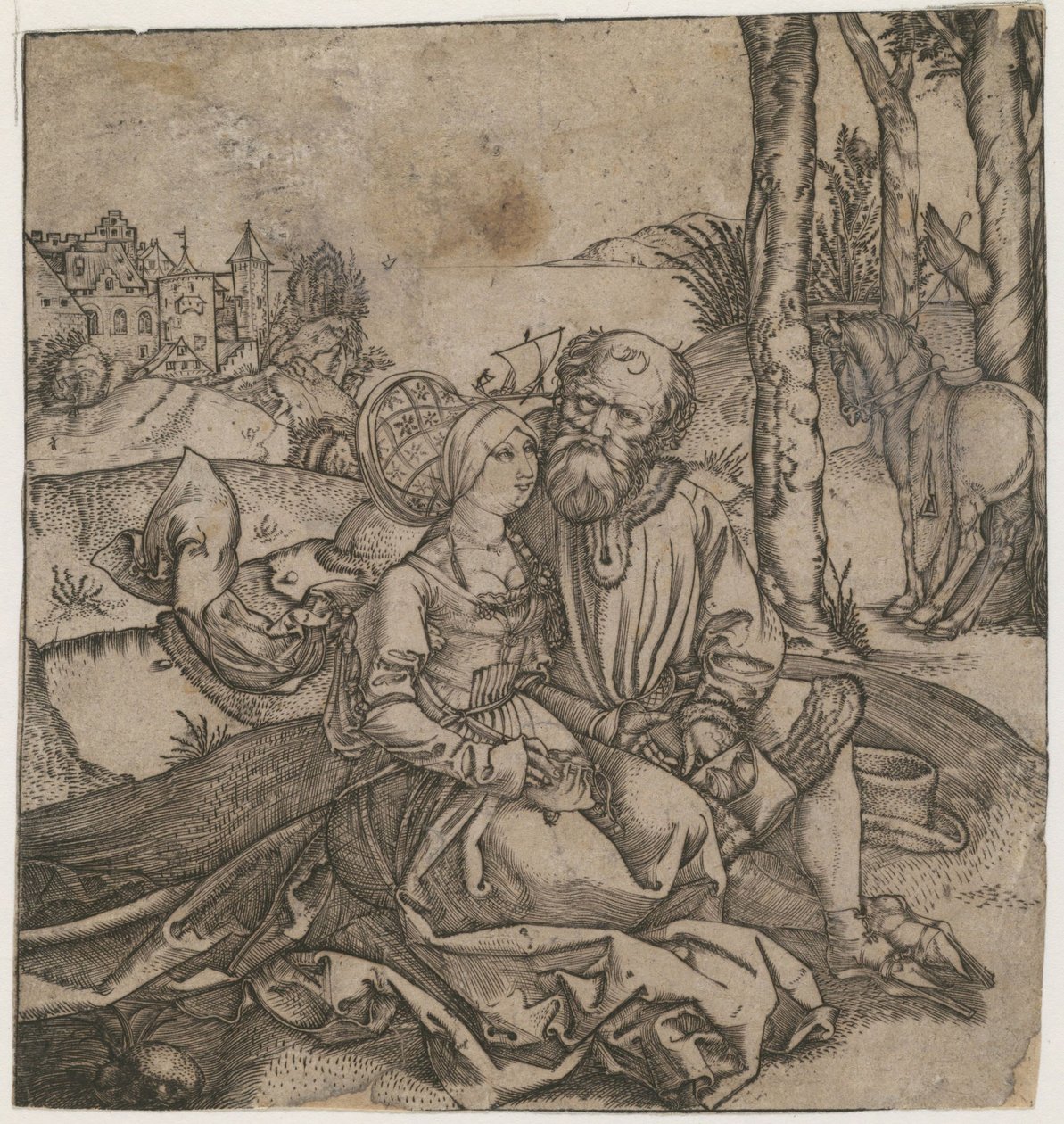 Karışık Çift, c. 1495 by Albrecht Dürer