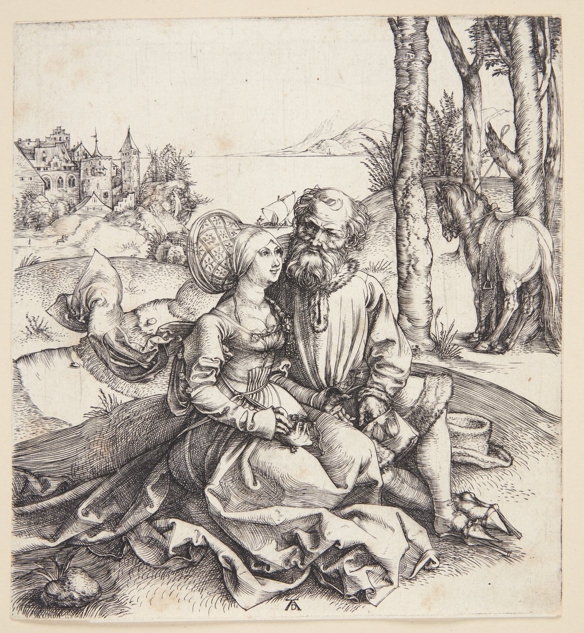 Düzensiz çift by Albrecht Dürer