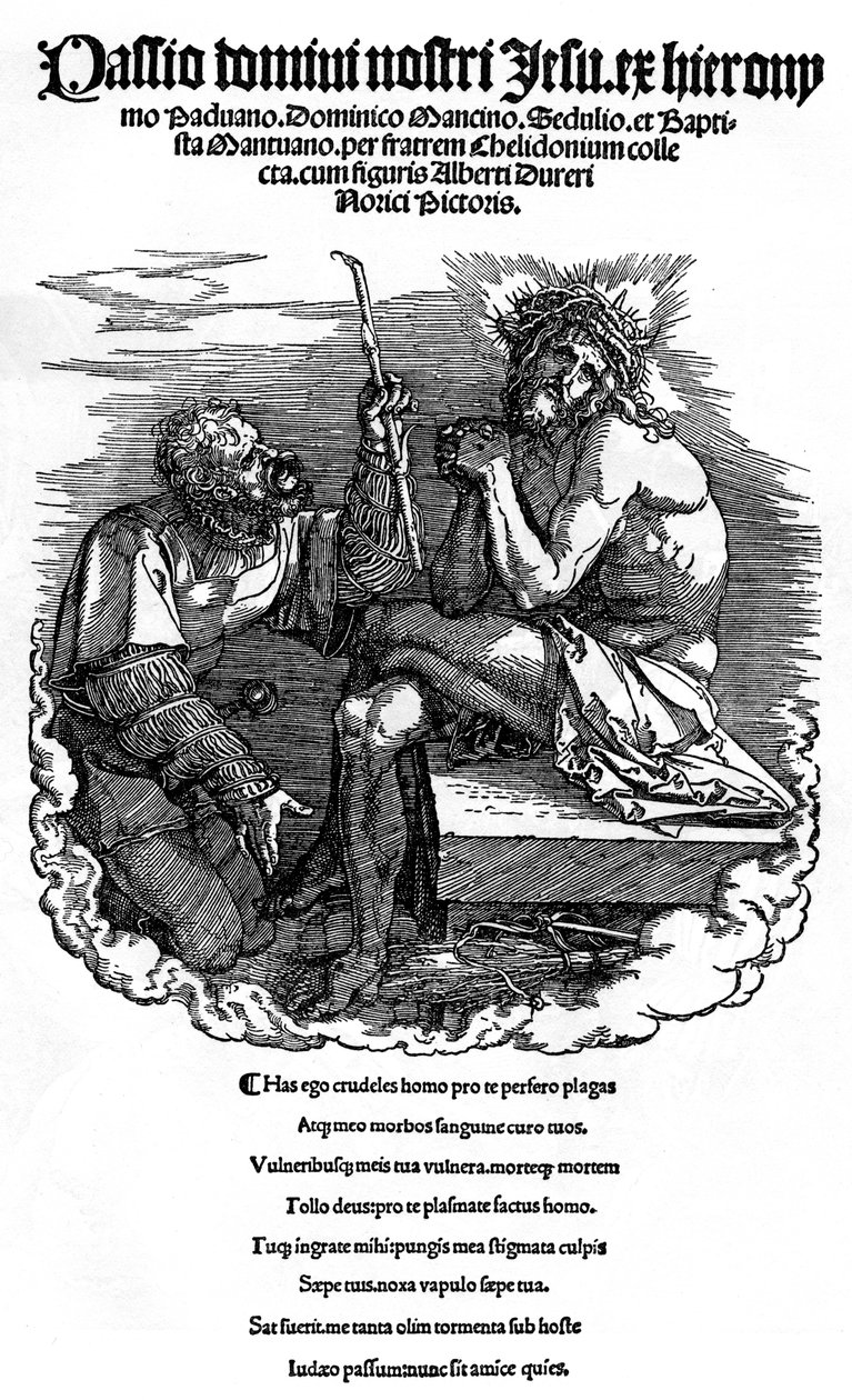 Büyük Tutku dizisinin başlık sayfası, 1510, 1936 by Albrecht Dürer