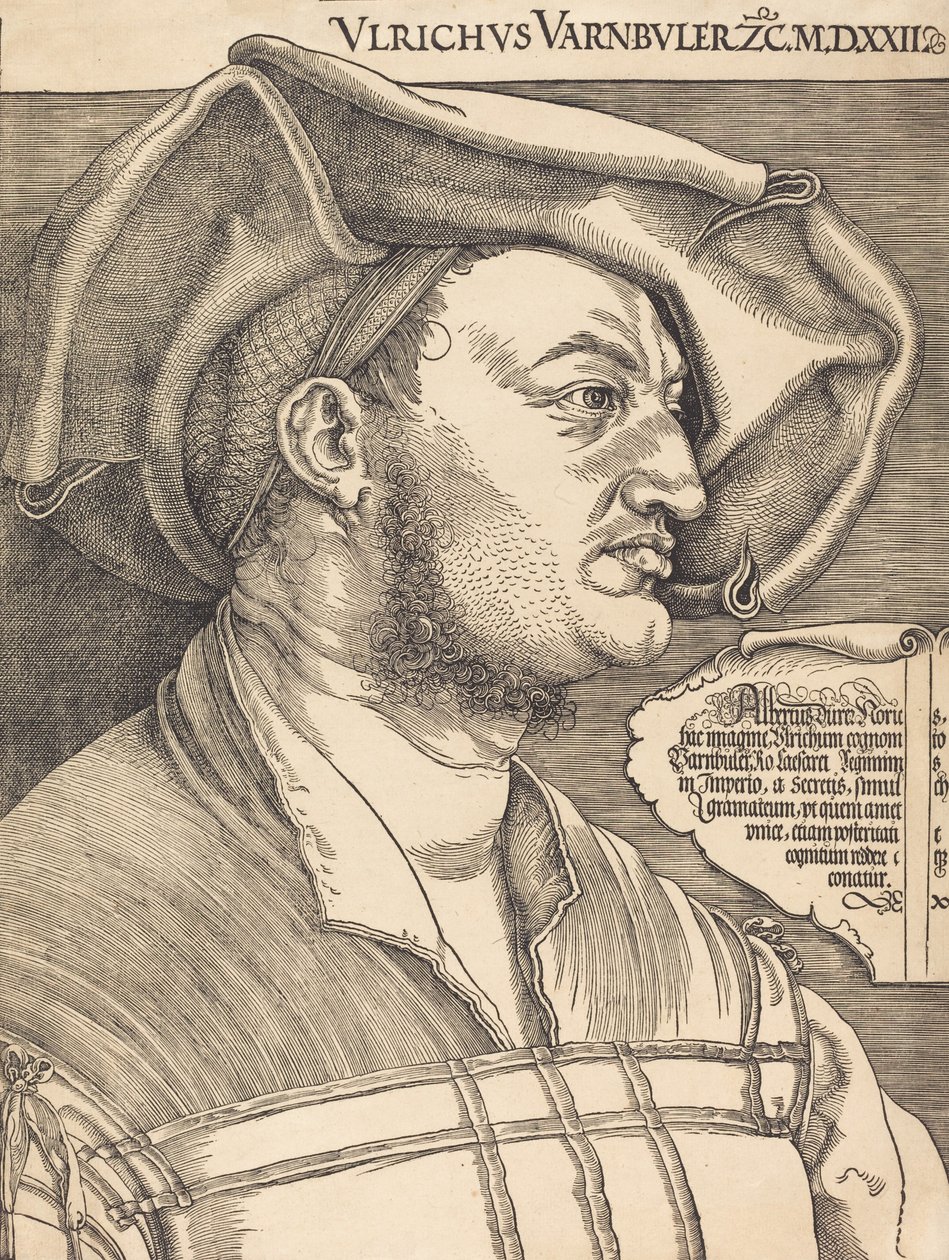 Ulrich Varnbüler, 1522. by Albrecht Dürer