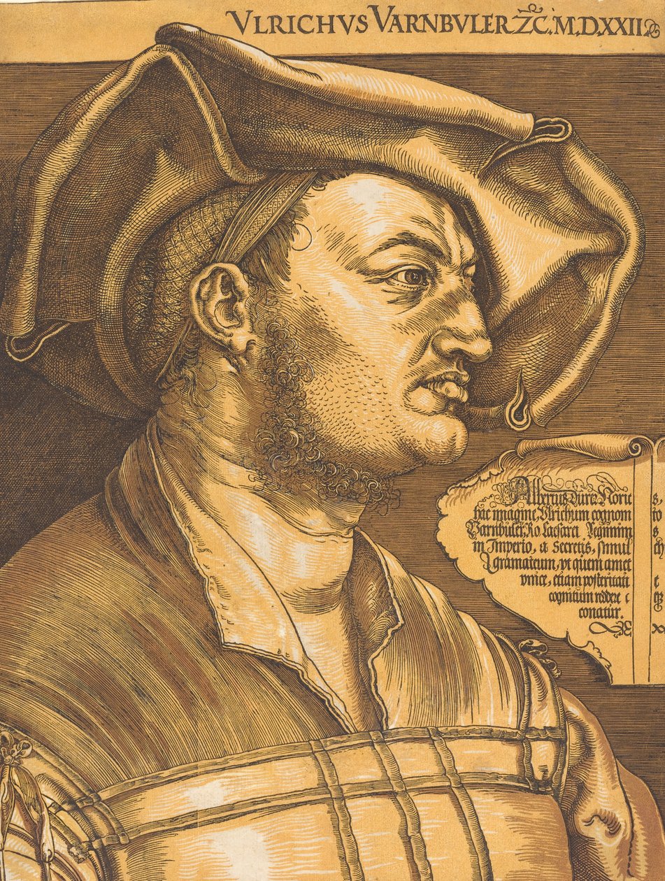 Ulrich Varnbüler, 1522 yayınlandı c. 1620. by Albrecht Dürer