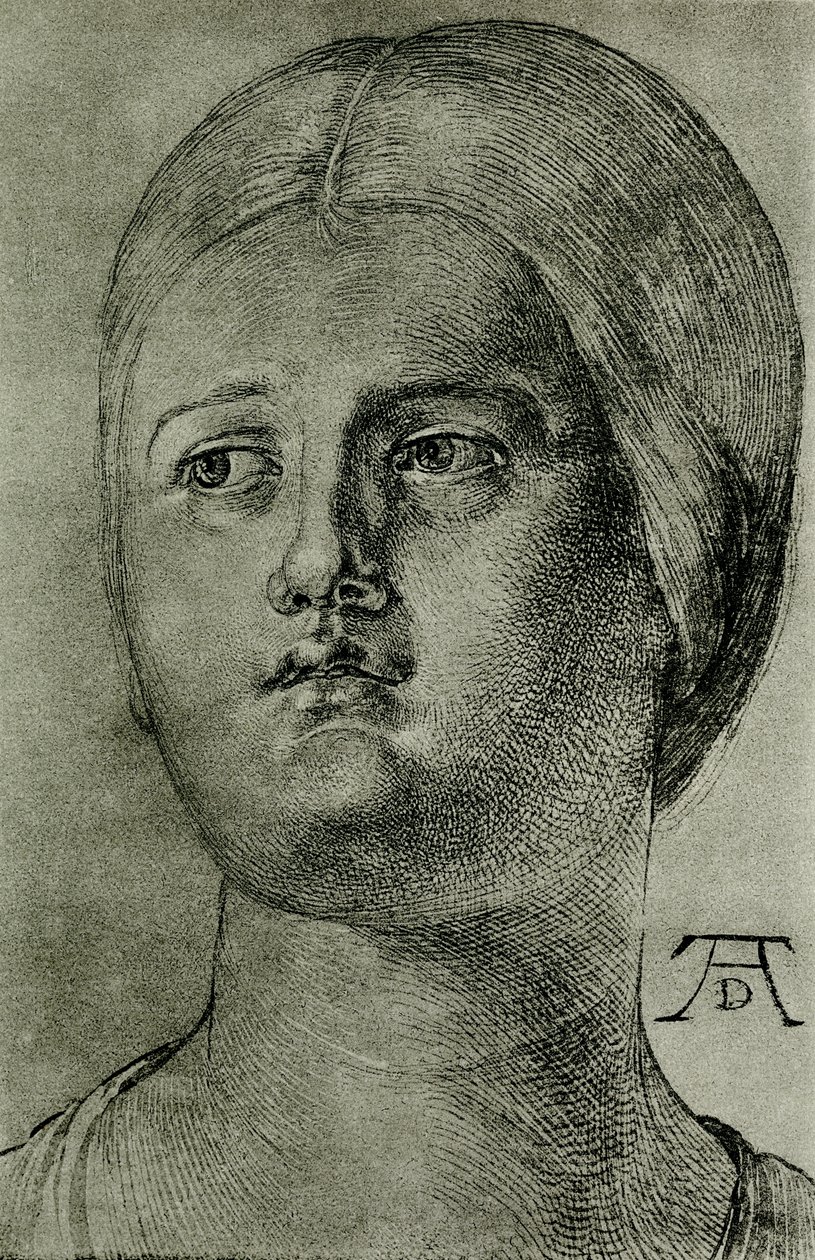 Venedikli kadının kafası by Albrecht Dürer