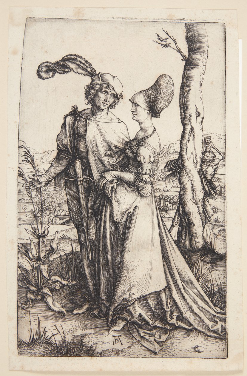 Genç çift ölümle tehdit edildi by Albrecht Dürer