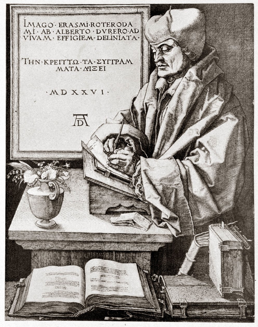 Erasmus yazısına - Albrecht Durer