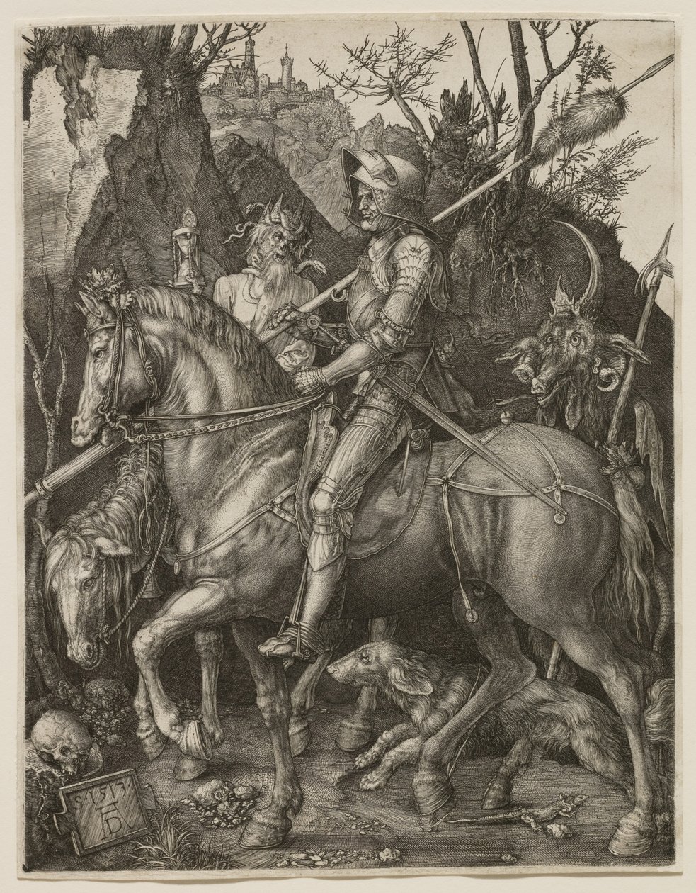 Şövalye, Ölüm ve Şeytan by Albrecht Dürer