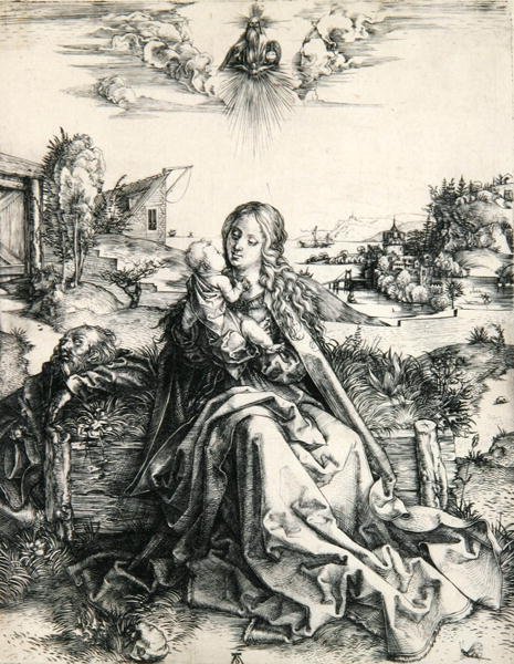 Yusufçuklu Madonna (gravür) by Albrecht Dürer