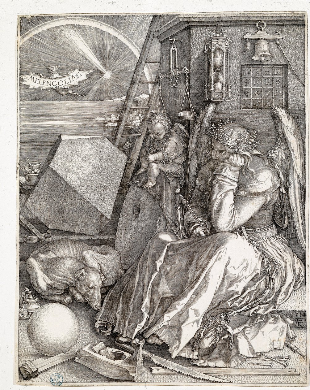 Melankoli I (Gravür by Albrecht Dürer