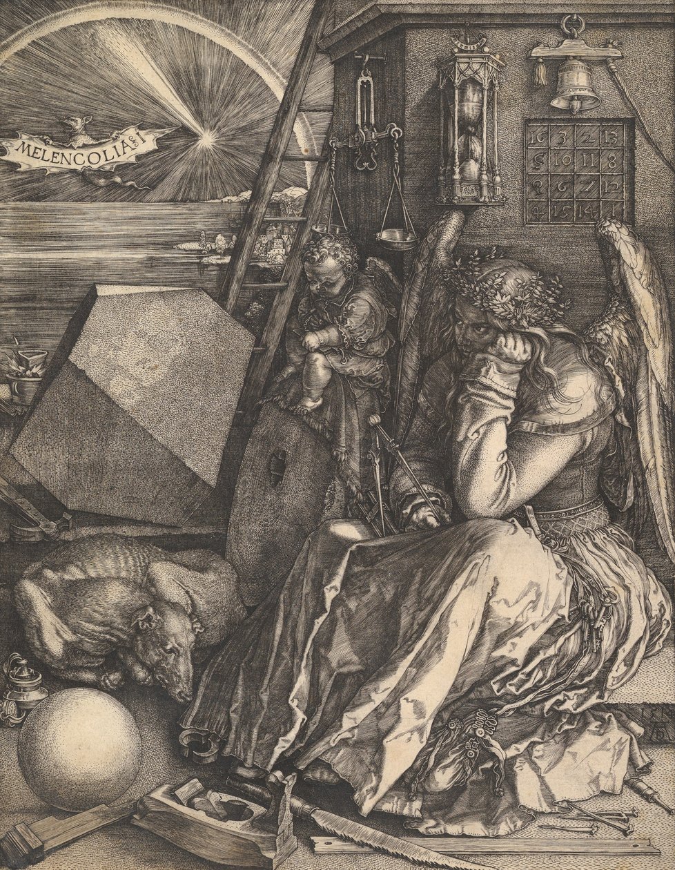 melenkolya ben by Albrecht Dürer
