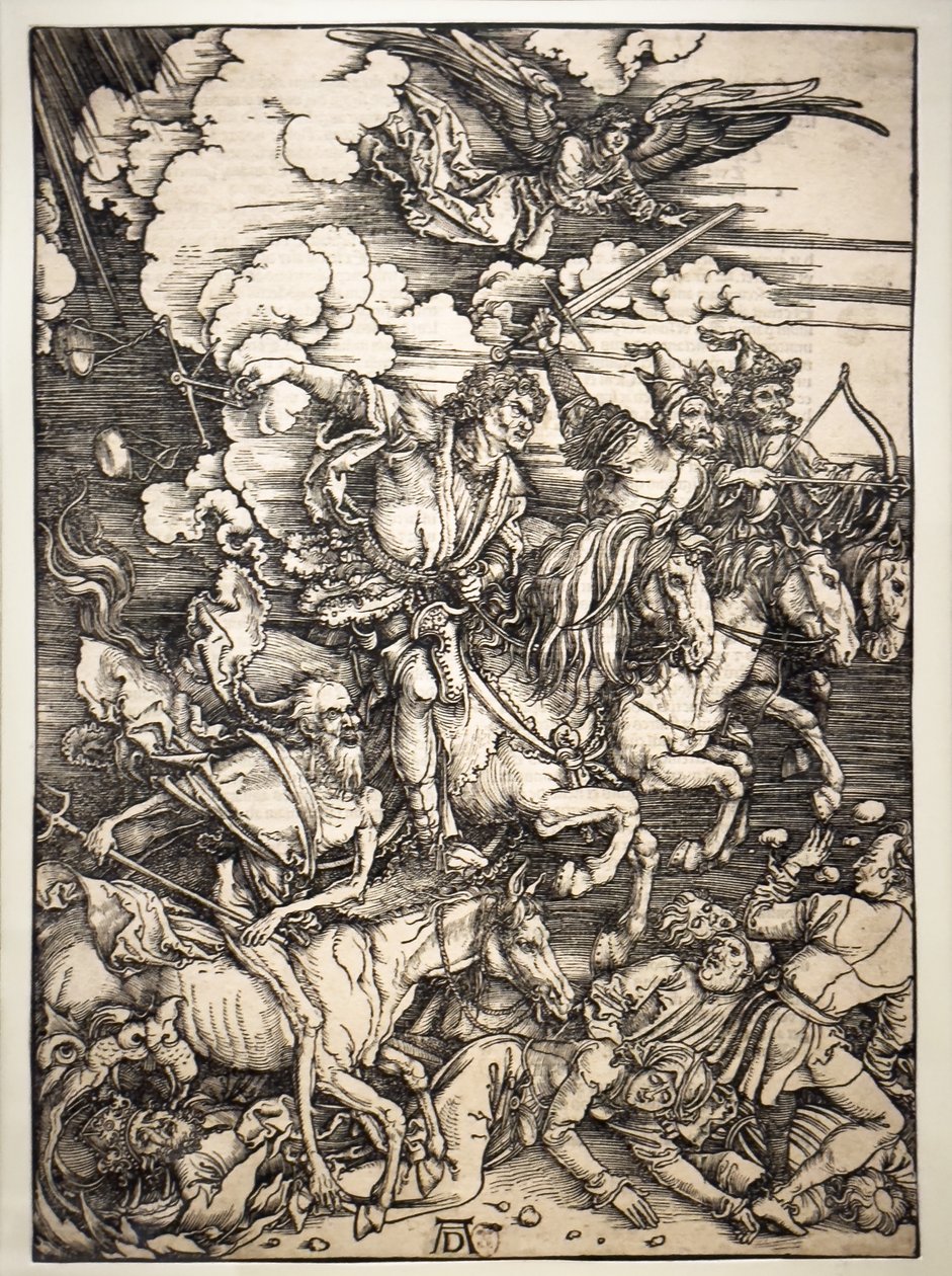 Mahşerin Dört Atlısı by Albrecht Dürer or Duerer