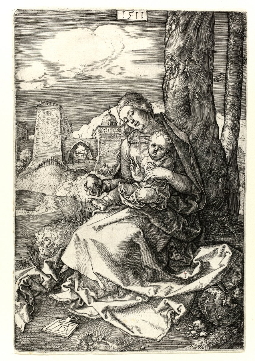 Armut ile Madonna by Albrecht Dürer