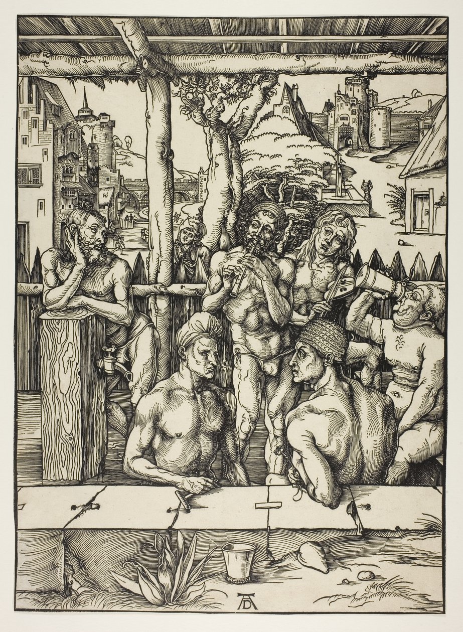 Erkekler Hamamı by Albrecht Dürer