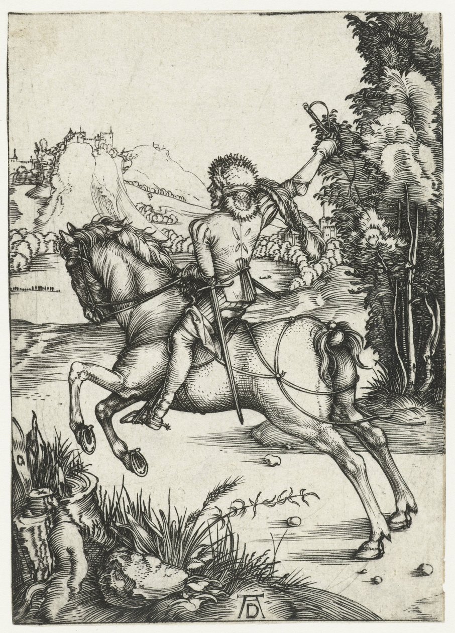 küçük kurye by Albrecht Dürer or Duerer