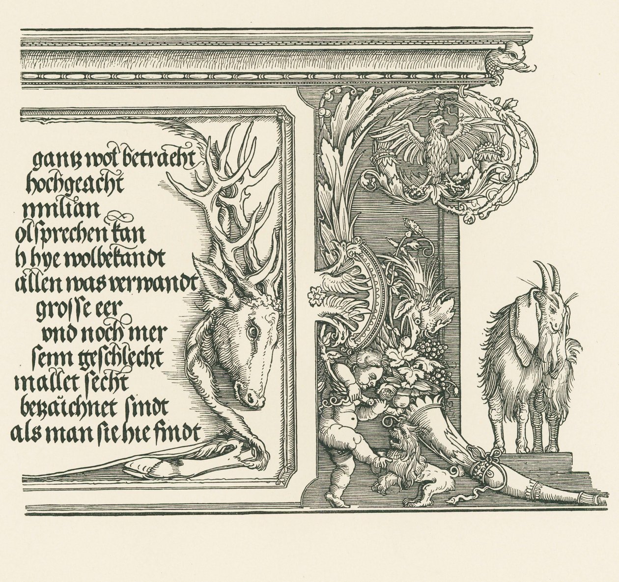 İmparator I. Maximilian için Zafer Takı by Albrecht Dürer or Duerer