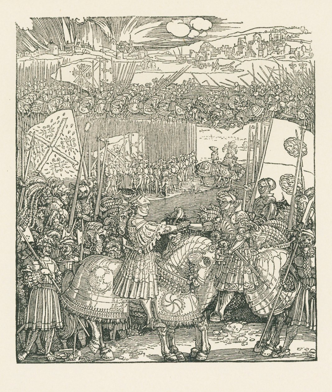 İmparator I. Maximilian için Zafer Takı by Albrecht Dürer or Duerer