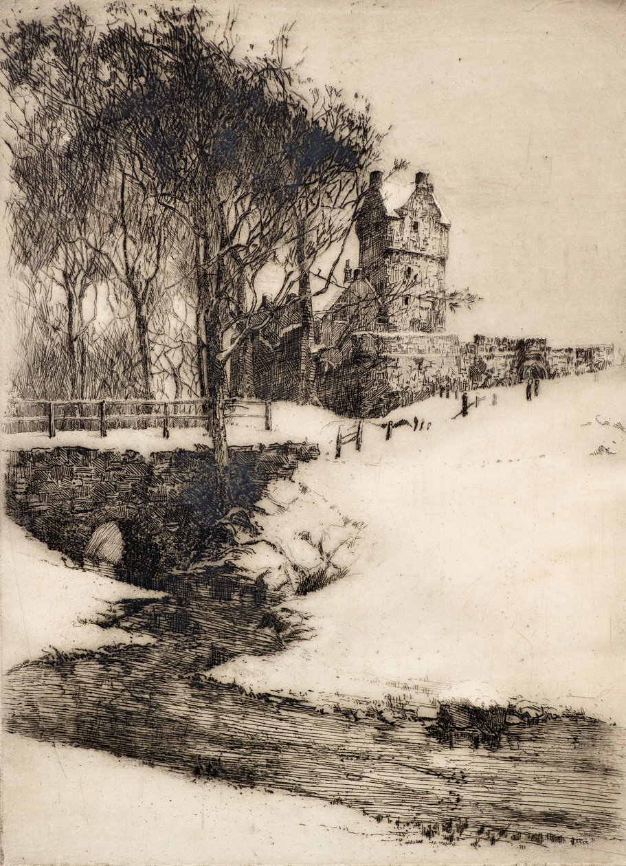 Şebeke Kalesi (gravür) by Alec Grieve
