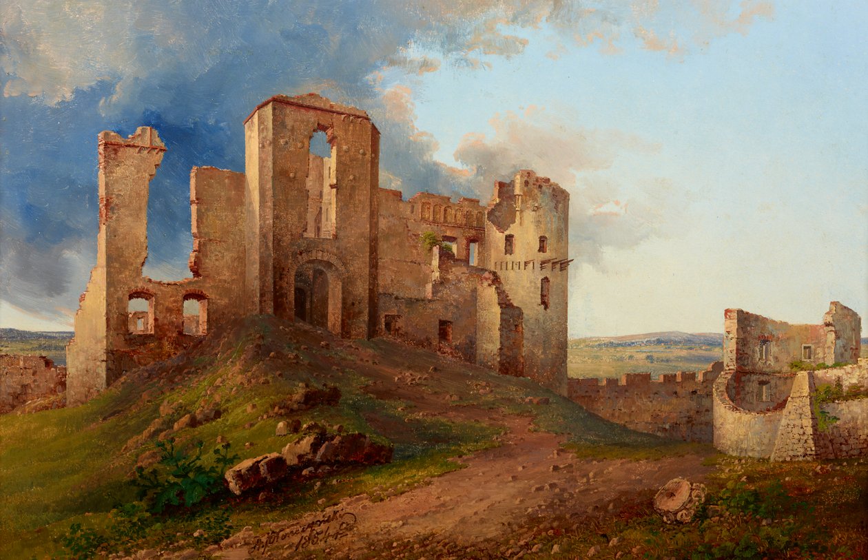 Tenczyn Kalesi Harabeleri by Aleksander Płonczyński
