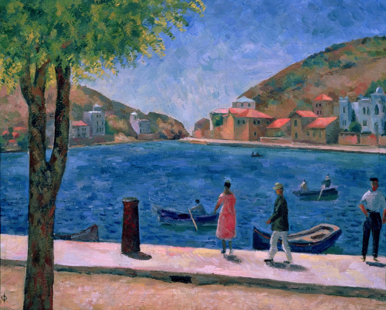 Balaklava Körfezi, 1927 by Aleksandr Davidovic Drevin