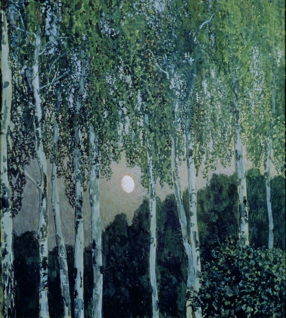 Huş ağaçları by Aleksandr Jakovlevic Golovin