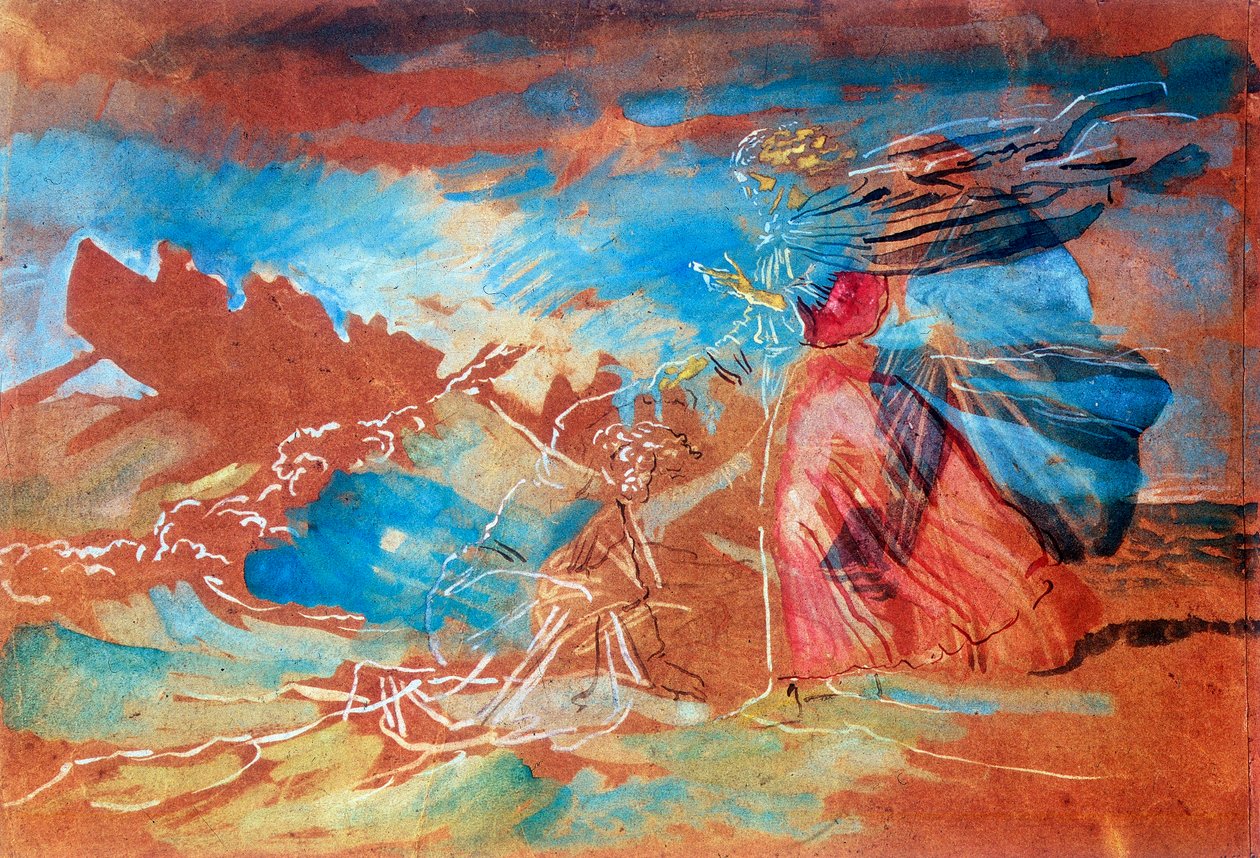 Suda Yürüyen İsa, 1840 by Aleksandr Ivanov