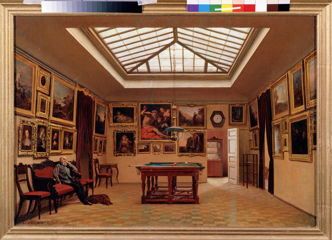 Bilardo salonunda. Alexander Ivanovich Morozov