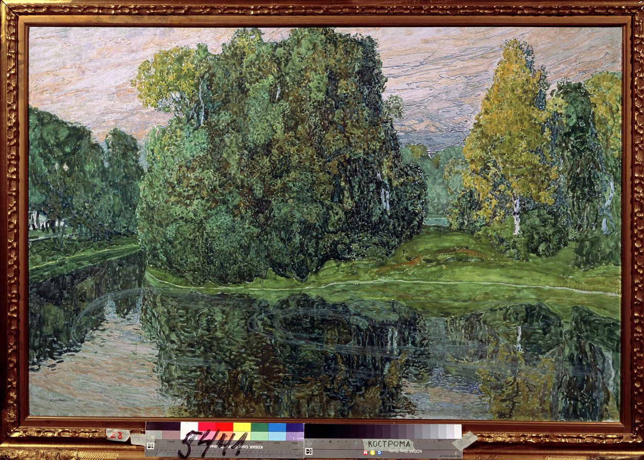 Ada (Ada). Alexander Yakolevich Golovin (Alexander Golovin) (1863-1930), karton üzerine guaj ve pastel boya, Rus sanatı, 19. yüzyıl sonu - 20. yüzyıl başı. Devlet Birleşik Sanat Müzesi, Kostroma (Rusya). by Aleksandr Jakovlevic Golovin