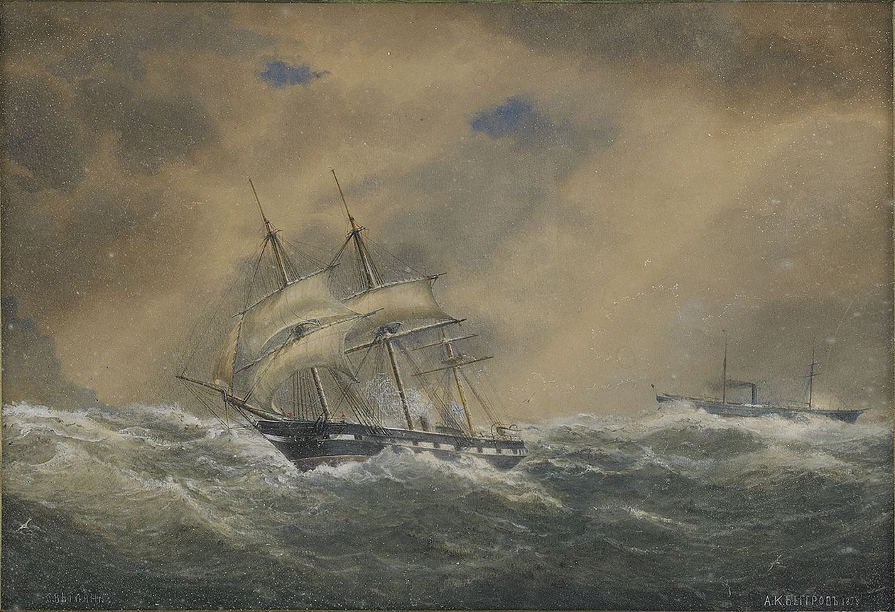 Buhar Fırkateyni Svetlana, 1878 by Aleksandr Karlovich Beggrov