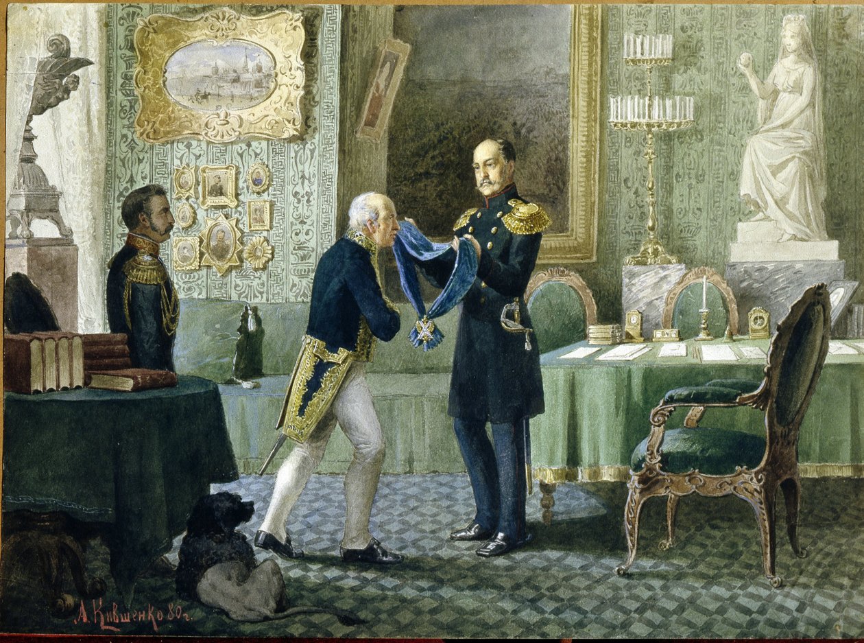 Rusya İmparatoru I. Nicholas (1796-1855), Saint Andre Nişanı