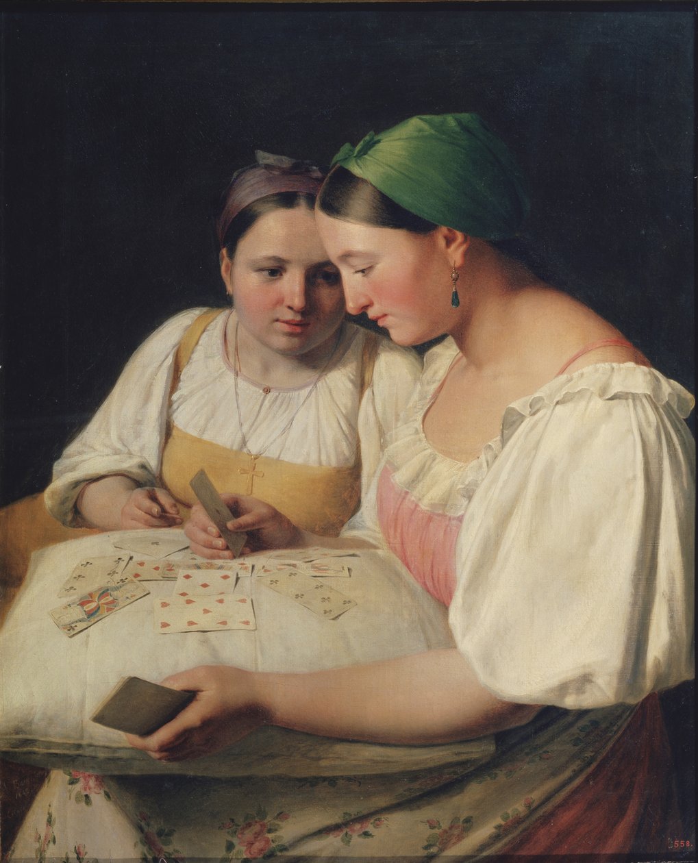 Falcılık, 1842 by Aleksei Gavrilovich Venetsianov