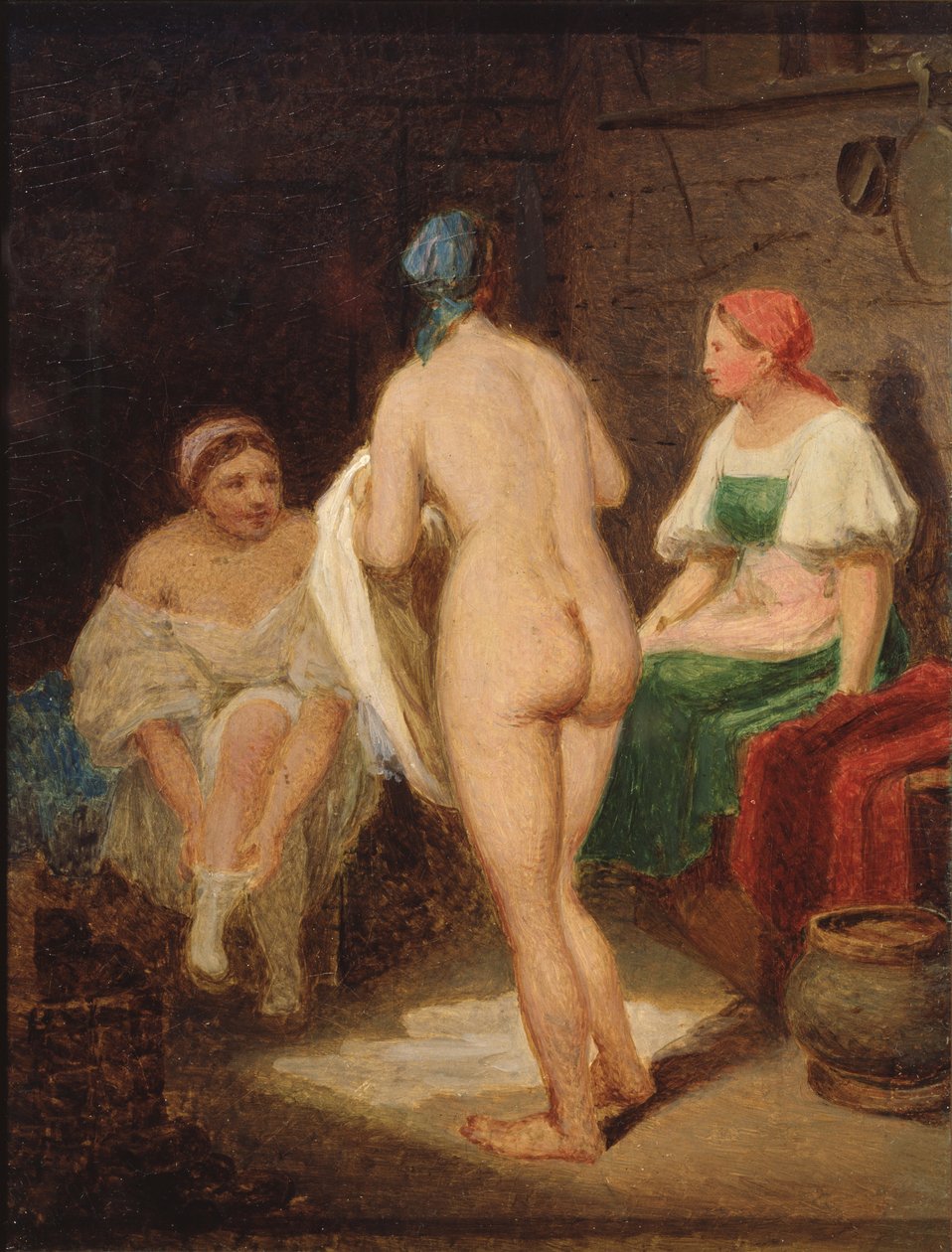 Buhar banyosunda, 1820