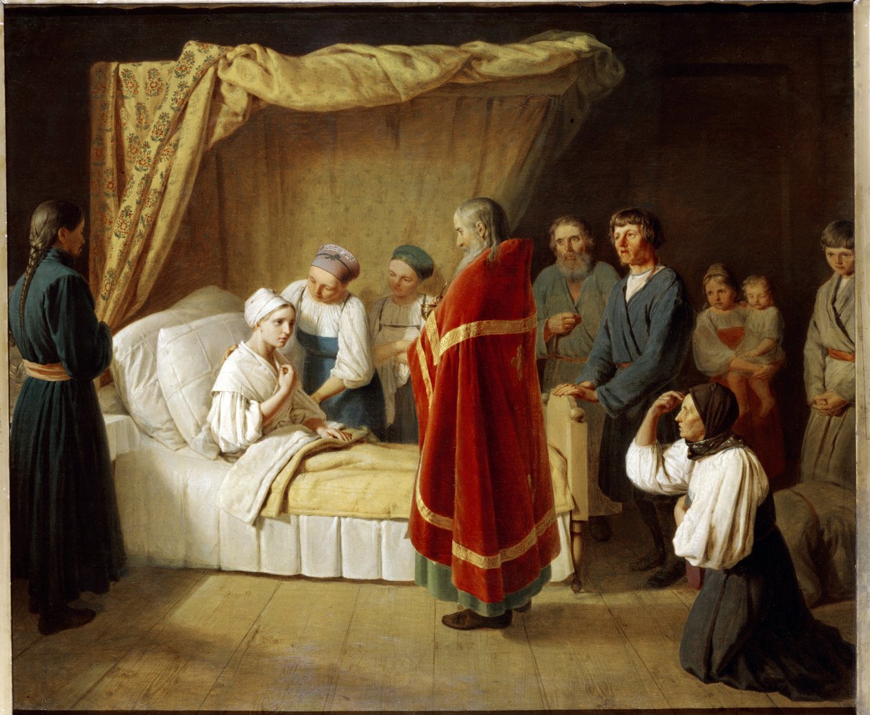 Ölenlere Eucharist. Ortodoks Kilisesi