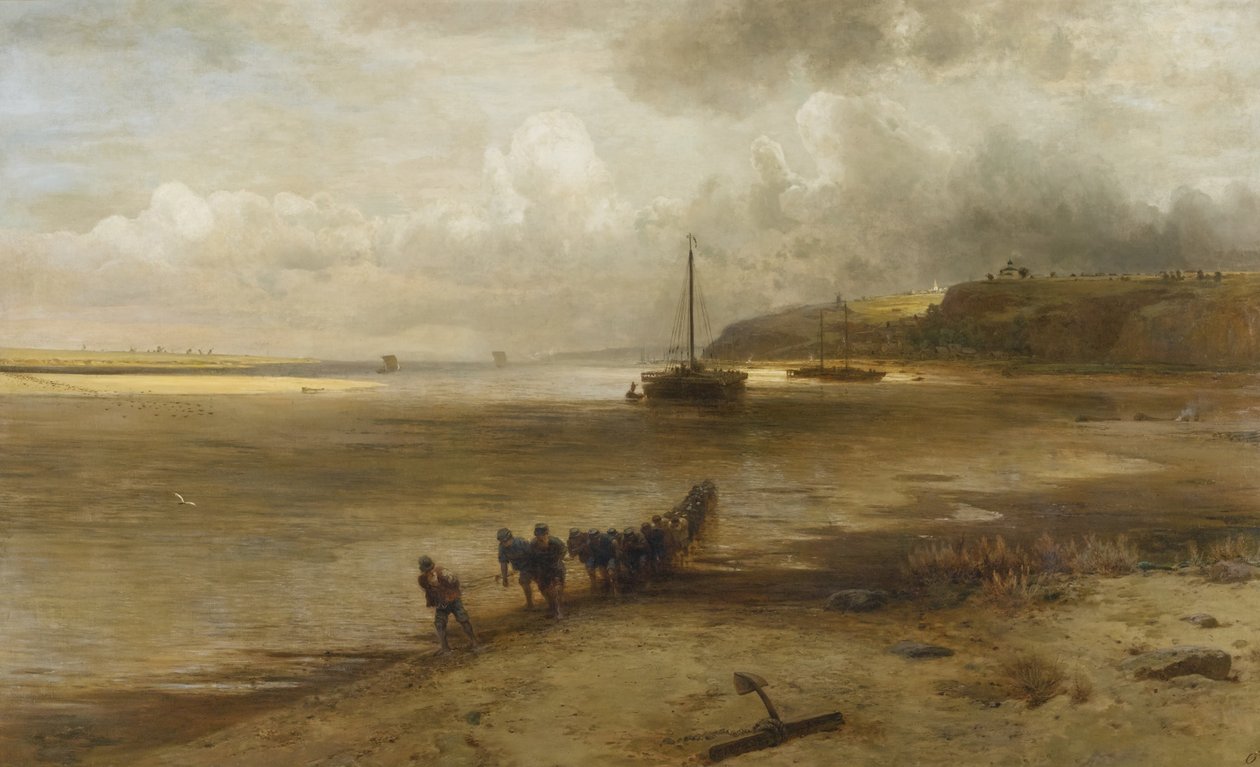Yurievets Yakınındaki Volga, 1870 by Alexei Kondratjewitsch Sawrassow