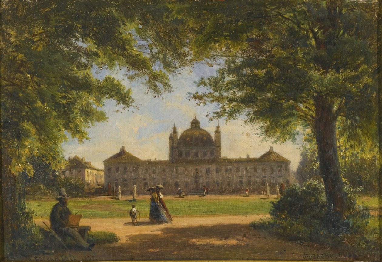 Fredensborg Sarayı by Aleksei Petrovich Bogolyubov
