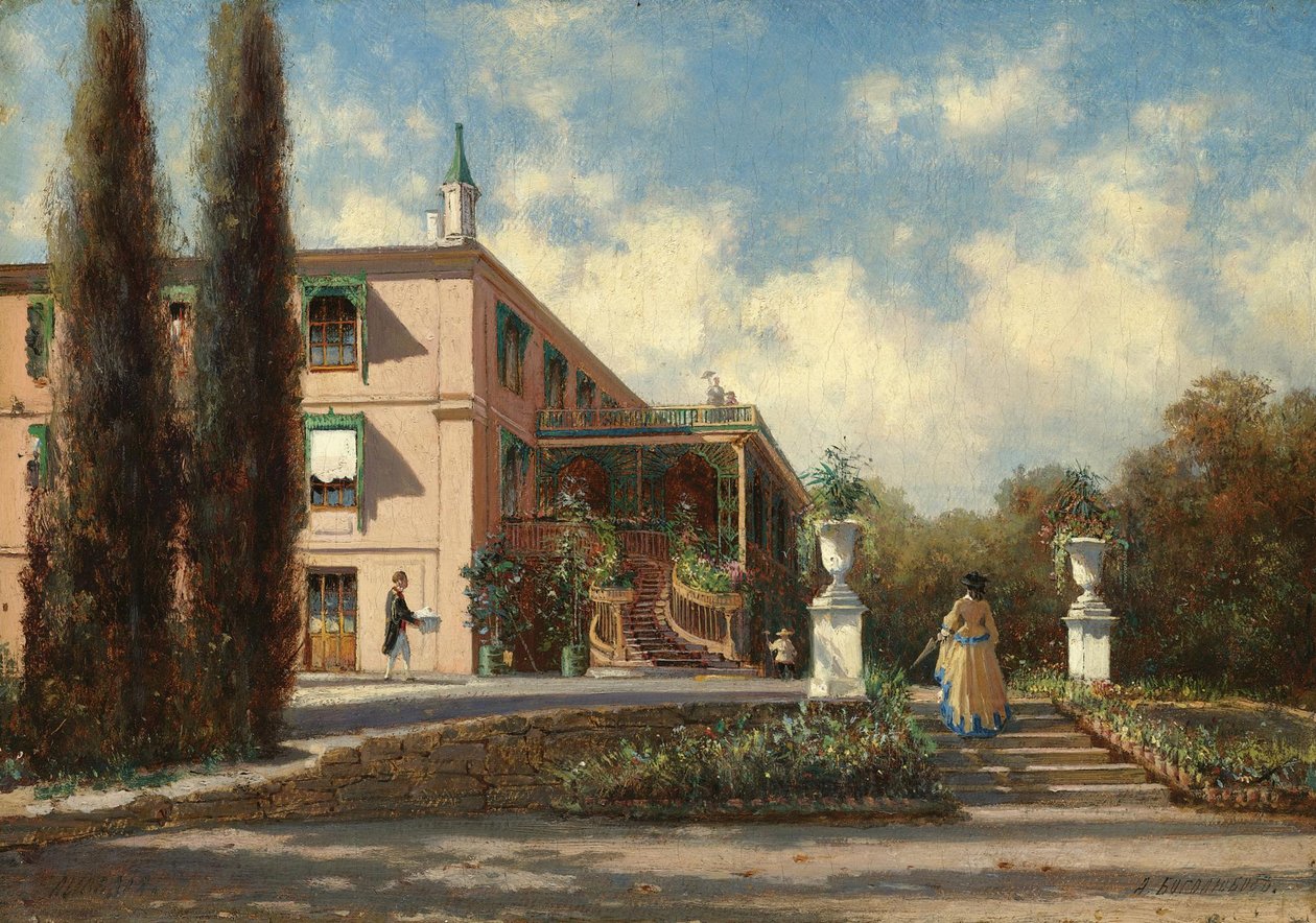 Livadiya sarayı by Aleksei Petrovich Bogolyubov