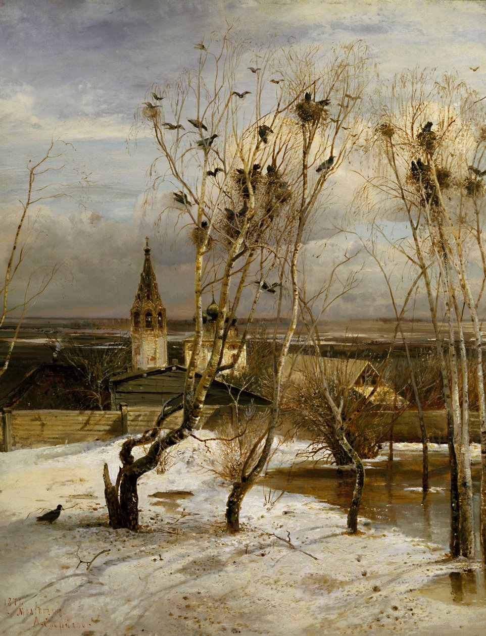 Kaleler Geri Döndü by Alexei Kondratjewitsch Sawrassow