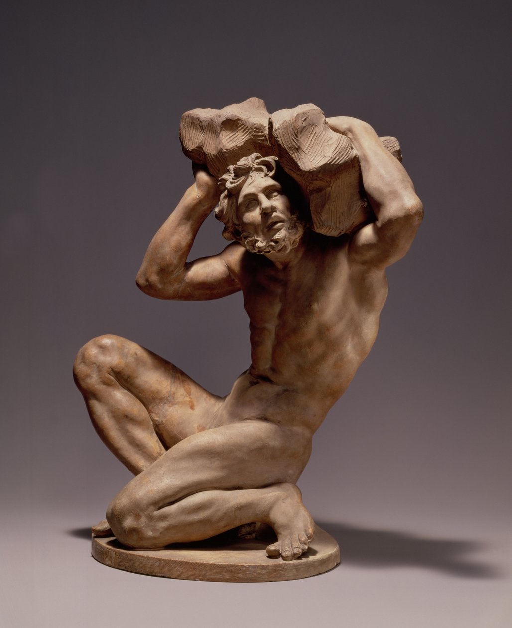 Titan, c.1650-54 (pişmiş toprak) by Alessandro Algardi