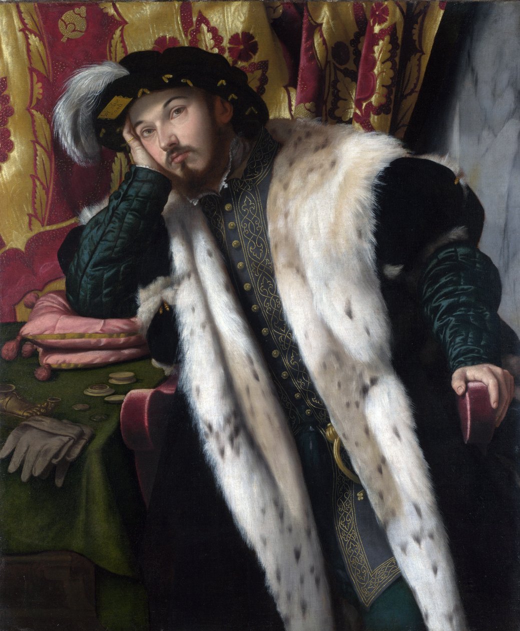 Bir Genç Adamın Portresi, c.1542 by Alessandro Bonvicino Moretto